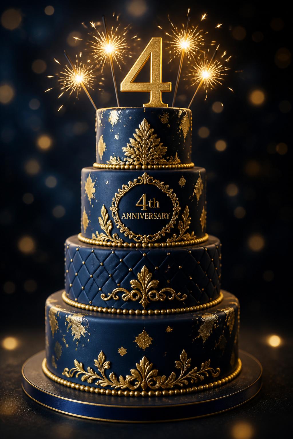 The Tyson Talk Show — 4th Anniversary celebration cake